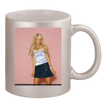 Paris Hilton 11oz Metallic Silver Mug