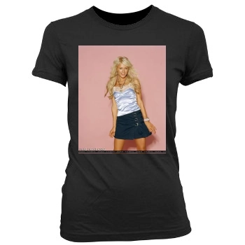 Paris Hilton Women's Junior Cut Crewneck T-Shirt