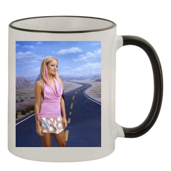 Paris Hilton 11oz Colored Rim & Handle Mug