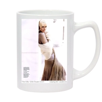 Paris Hilton 14oz White Statesman Mug