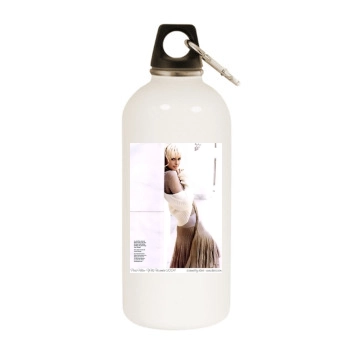 Paris Hilton White Water Bottle With Carabiner