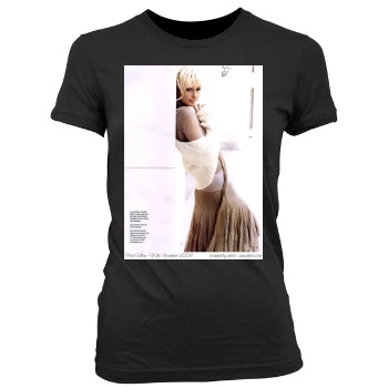 Paris Hilton Women's Junior Cut Crewneck T-Shirt