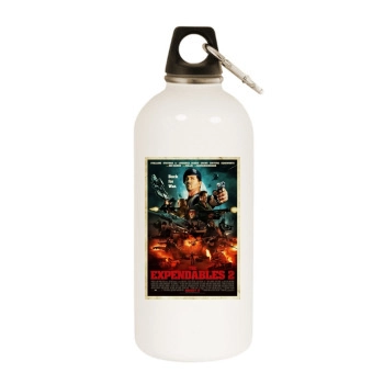 The Expendables 2 (2012) White Water Bottle With Carabiner