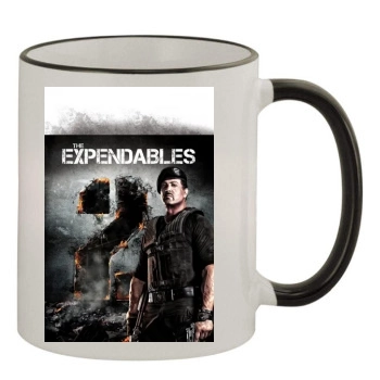 The Expendables 2 (2012) 11oz Colored Rim & Handle Mug