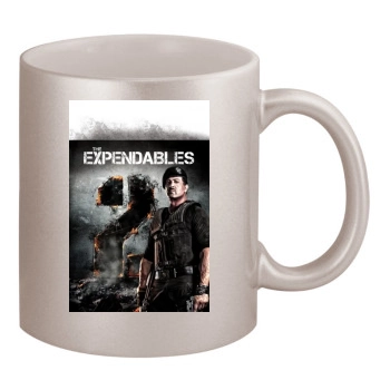 The Expendables 2 (2012) 11oz Metallic Silver Mug