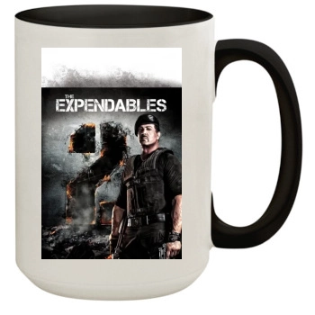 The Expendables 2 (2012) 15oz Colored Inner & Handle Mug