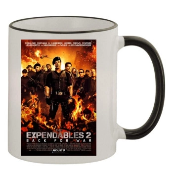 The Expendables 2 (2012) 11oz Colored Rim & Handle Mug