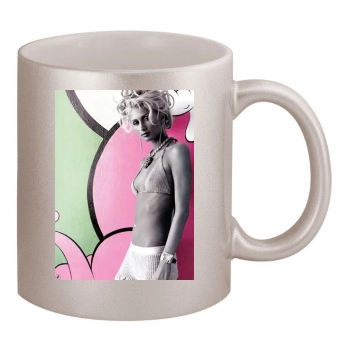 Paris Hilton 11oz Metallic Silver Mug