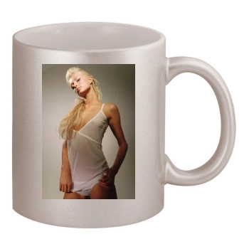 Paris Hilton 11oz Metallic Silver Mug