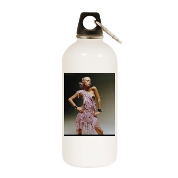 Paris Hilton White Water Bottle With Carabiner