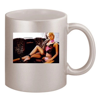 Paris Hilton 11oz Metallic Silver Mug