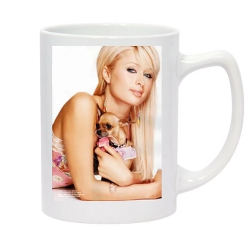 Paris Hilton 14oz White Statesman Mug