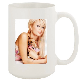 Paris Hilton 15oz White Mug