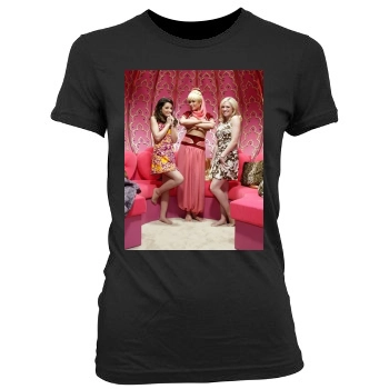 Paris Hilton Women's Junior Cut Crewneck T-Shirt