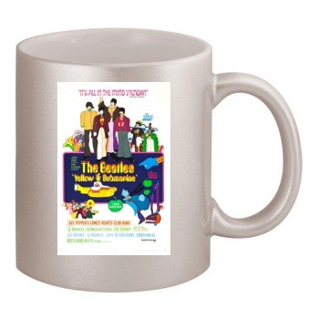 Yellow Submarine (1968) 11oz Metallic Silver Mug