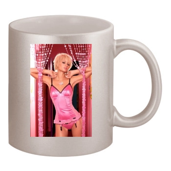 Paris Hilton 11oz Metallic Silver Mug