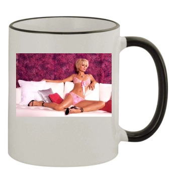 Paris Hilton 11oz Colored Rim & Handle Mug