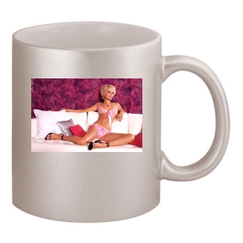 Paris Hilton 11oz Metallic Silver Mug