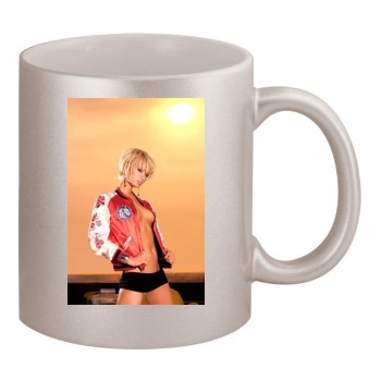 Paris Hilton 11oz Metallic Silver Mug