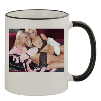 Paris Hilton 11oz Colored Rim & Handle Mug