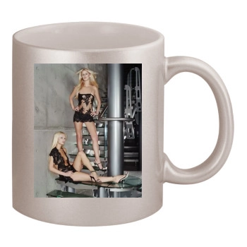 Paris Hilton 11oz Metallic Silver Mug