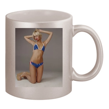 Paris Hilton 11oz Metallic Silver Mug