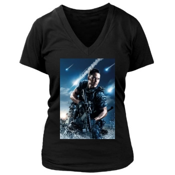 Battleship (2012) Women's Deep V-Neck TShirt