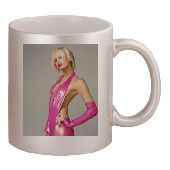 Paris Hilton 11oz Metallic Silver Mug