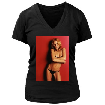 Patsy Kensit Women's Deep V-Neck TShirt