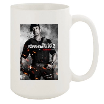 The Expendables 2 (2012) 15oz White Mug