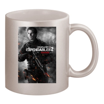 The Expendables 2 (2012) 11oz Metallic Silver Mug