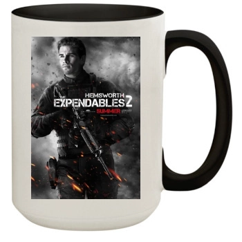 The Expendables 2 (2012) 15oz Colored Inner & Handle Mug