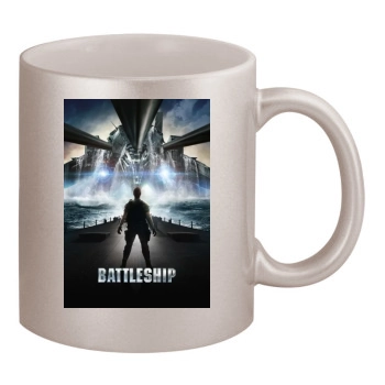 Battleship (2012) 11oz Metallic Silver Mug