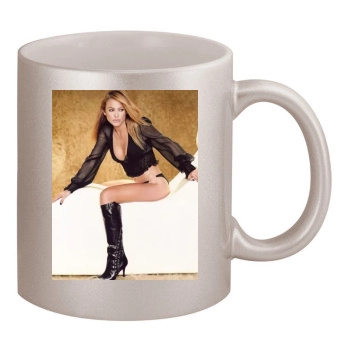 Paulina Rubio 11oz Metallic Silver Mug