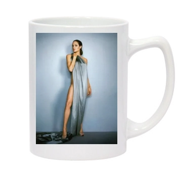 Angelina Jolie 14oz White Statesman Mug