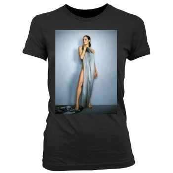 Angelina Jolie Women's Junior Cut Crewneck T-Shirt