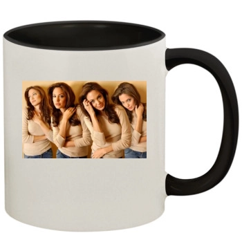 Angelina Jolie 11oz Colored Inner & Handle Mug