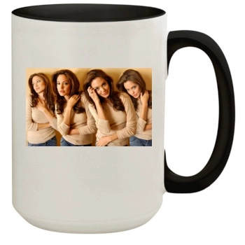 Angelina Jolie 15oz Colored Inner & Handle Mug