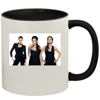 Angelina Jolie 11oz Colored Inner & Handle Mug