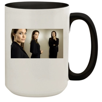 Angelina Jolie 15oz Colored Inner & Handle Mug