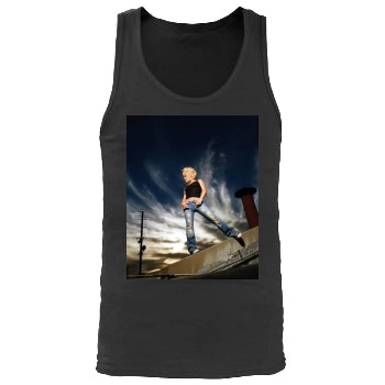 Pink Men's Tank Top