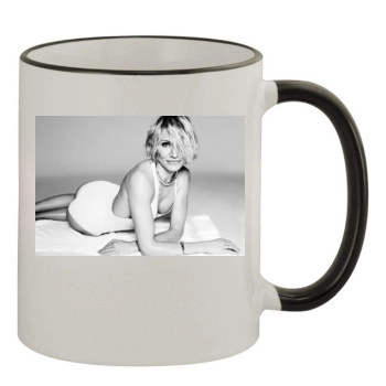 Cameron Diaz 11oz Colored Rim & Handle Mug