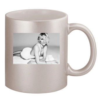 Cameron Diaz 11oz Metallic Silver Mug