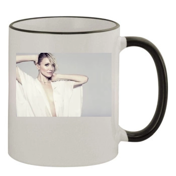 Cameron Diaz 11oz Colored Rim & Handle Mug