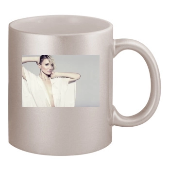 Cameron Diaz 11oz Metallic Silver Mug