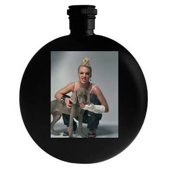 Pink Round Flask