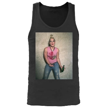 Pink Men's Tank Top