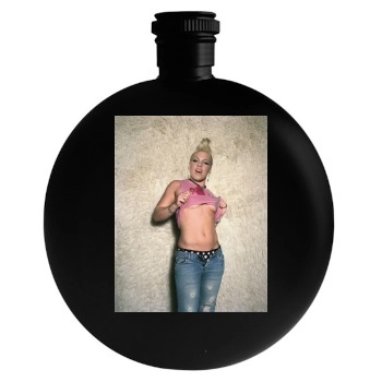 Pink Round Flask