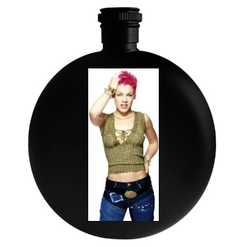 Pink Round Flask