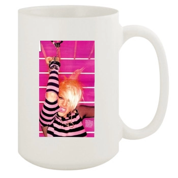 Pink 15oz White Mug